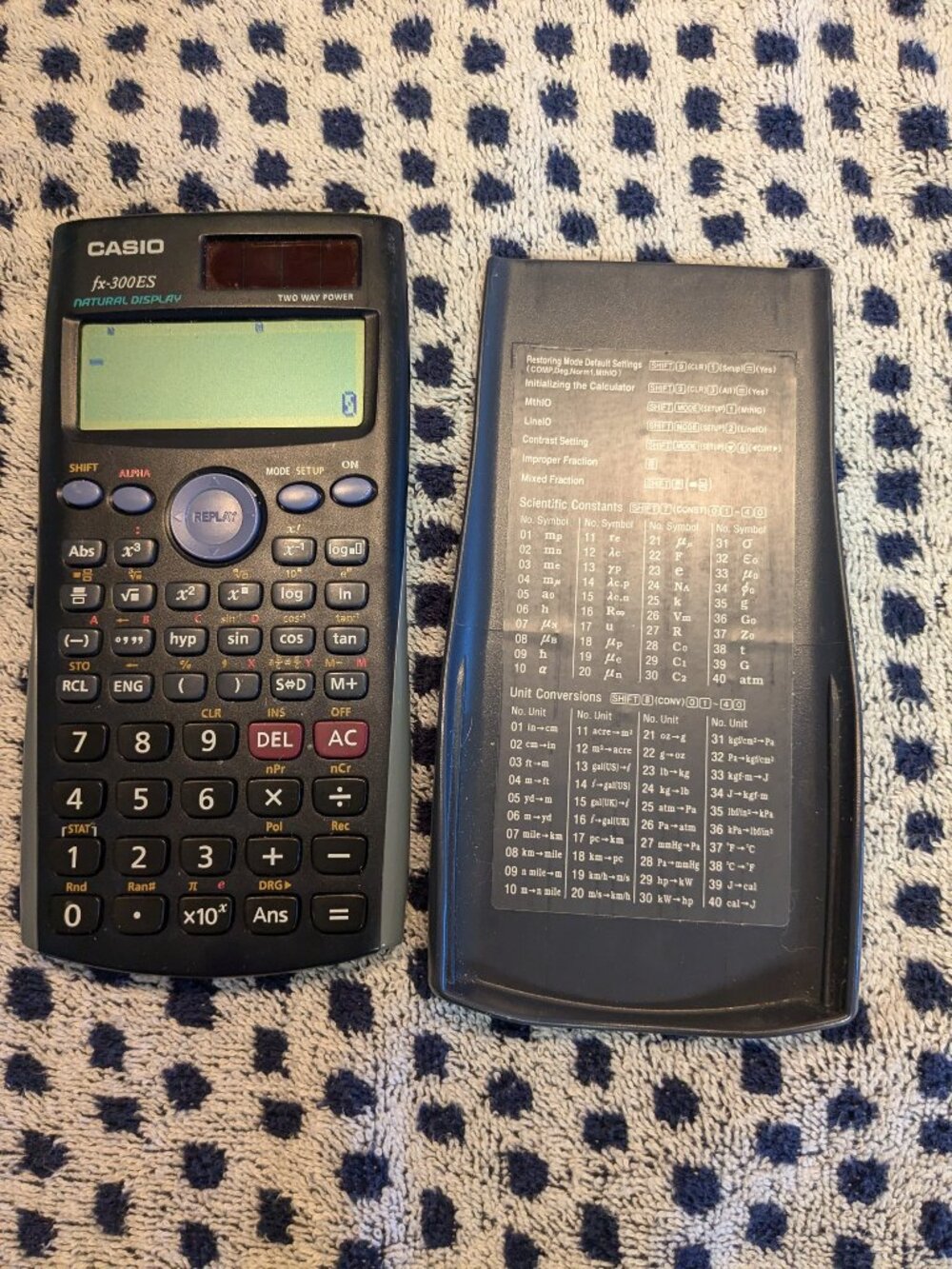 Casio fx-300ES Solar Power‎ Scientific Calculator